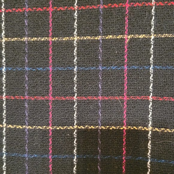 Private Concepts Vintage Plaid Crop Blazer Size 10 - Picture 7 of 8